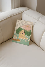 Lotus Joy Dog Poster