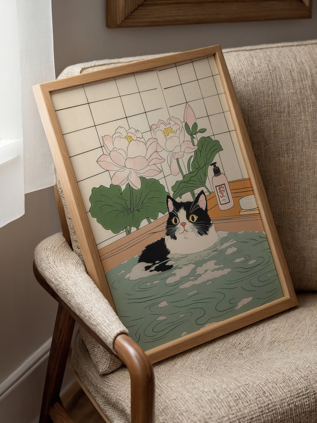 Calm Cat Moment Poster