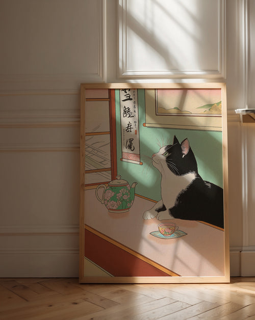 Tranquil Feline Poster