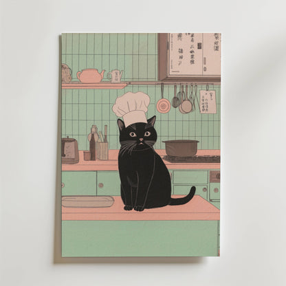 Chef Cat Poster