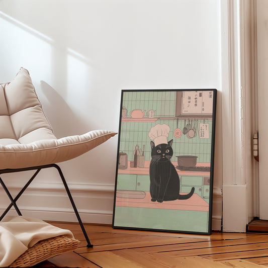 Chef Cat Poster