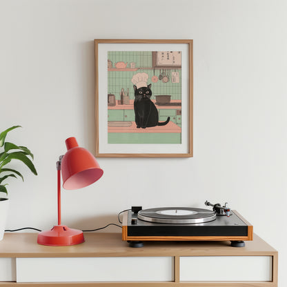 Chef Cat Poster