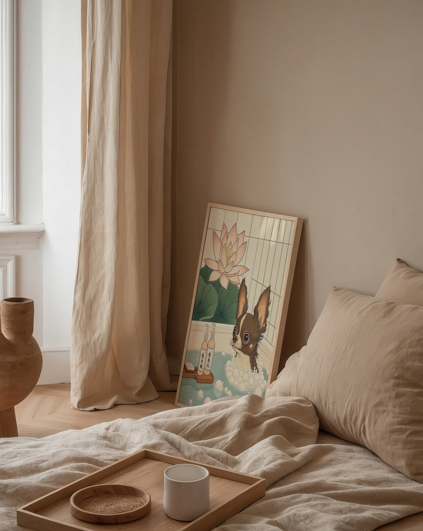 Lotus Bath Serenity Poster