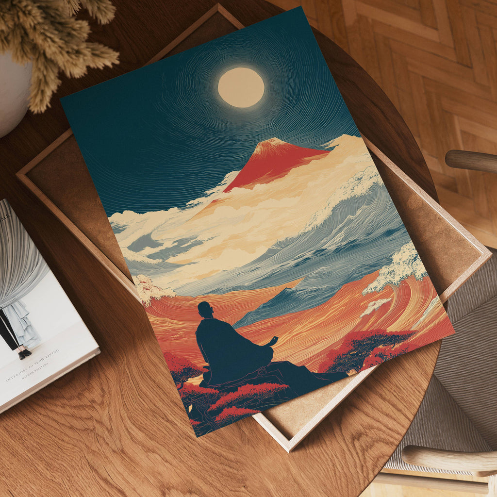 Japanaese Meditation Poster