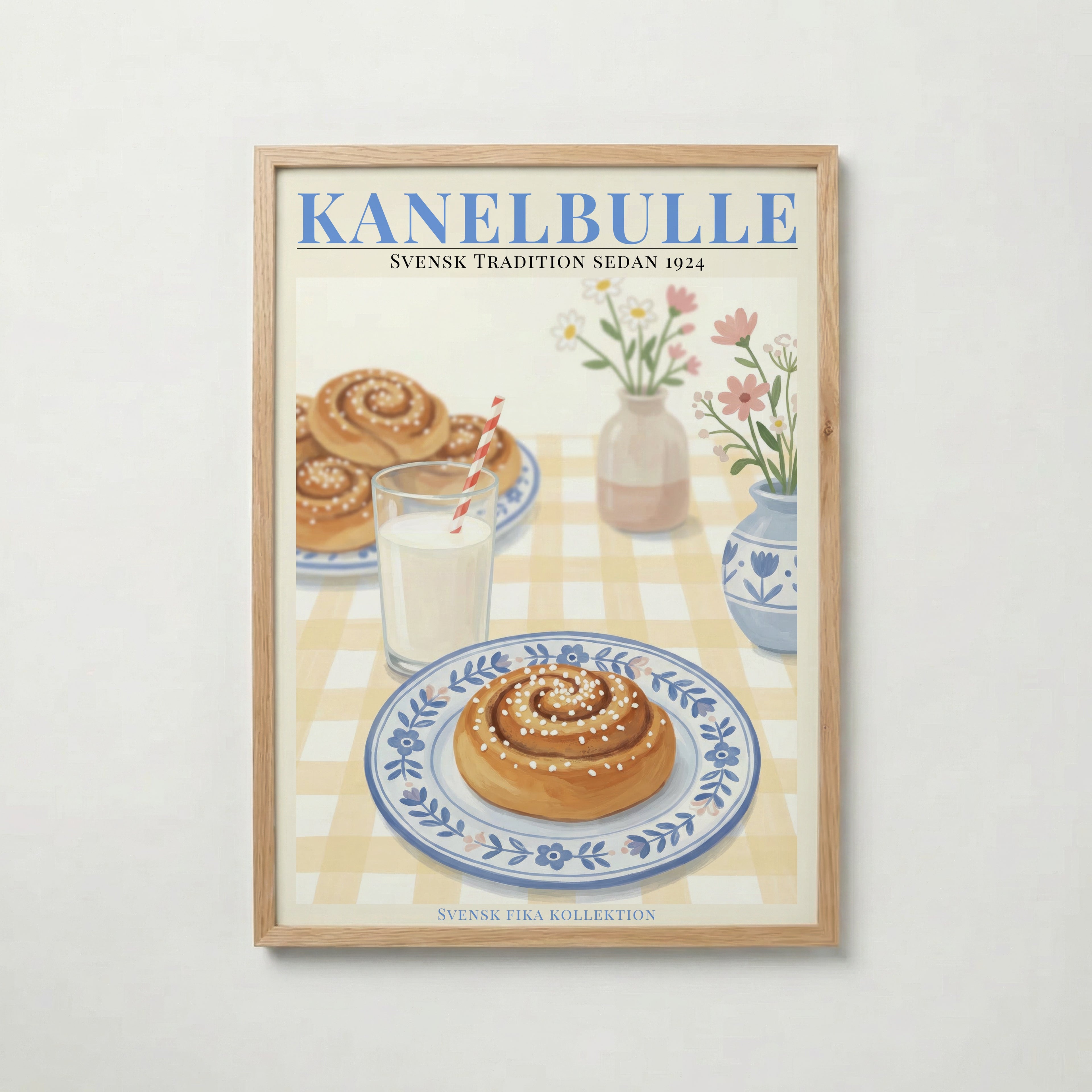 Kanelbulle Poster affisch – köp poster online – Bozetto väggdekoration