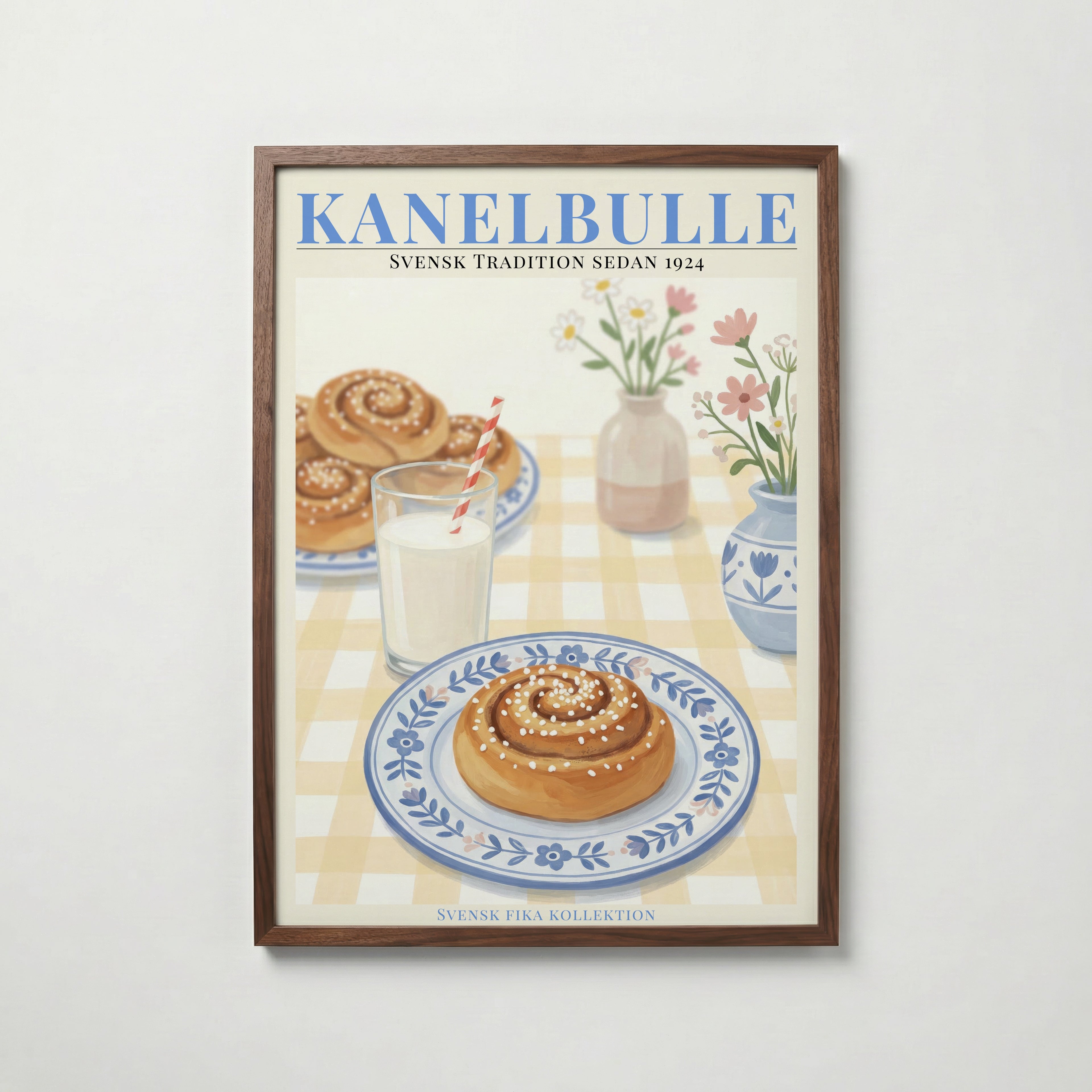 Kanelbulle Poster – köp affisch till hemmet – Bozetto väggdekoration