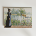 Carl Larsson Karin by the shore Poster