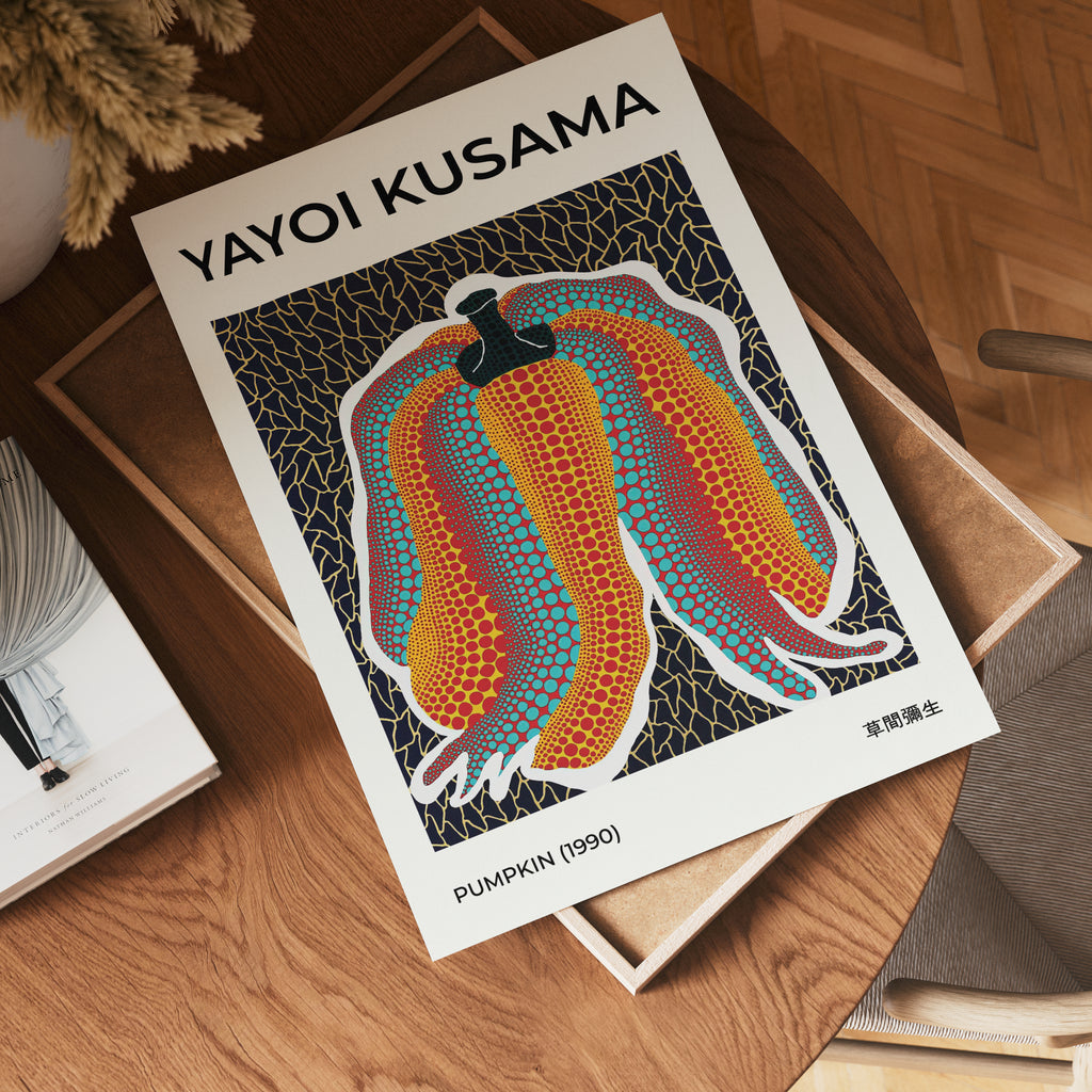 Yayoi Kusama Pumpkin 2002 No.2 Poster