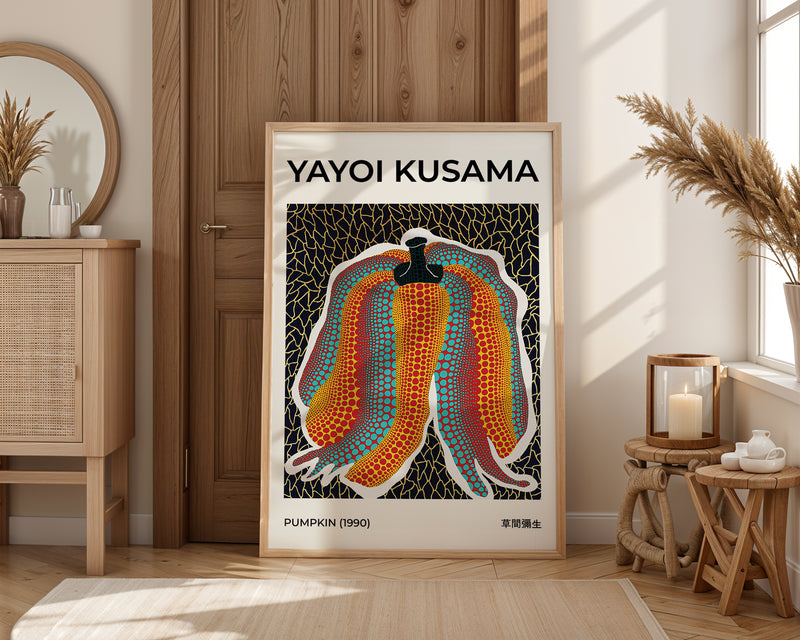 Yayoi Kusama Pumpkin 2002 No.2 Poster