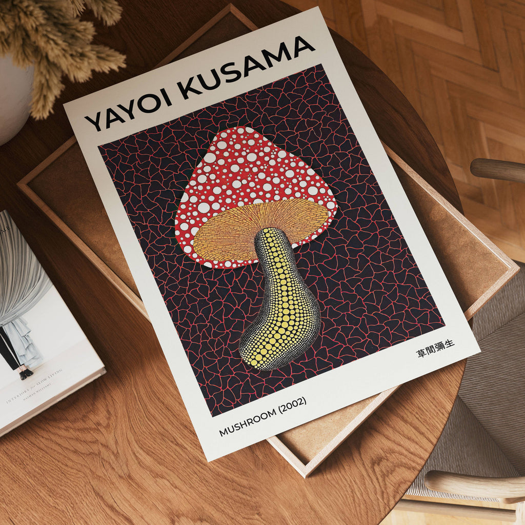 Yayoi Kusama Mushroom 2002 Poster