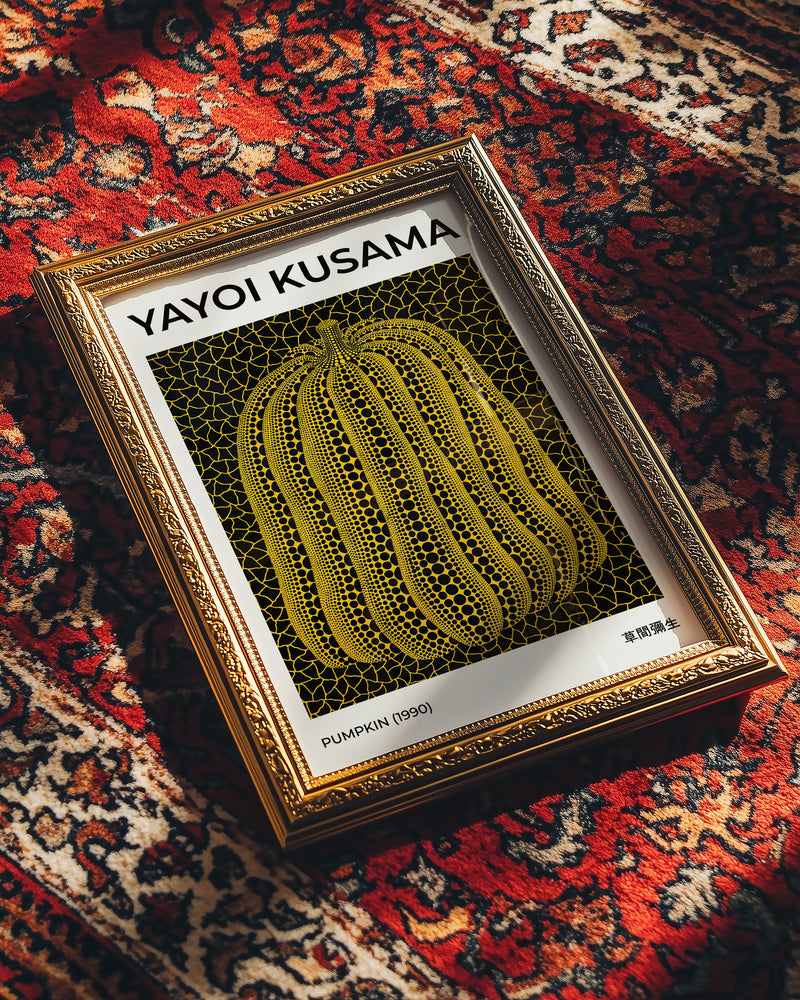Yayoi Kusama Yellow Pumpkin 1990 Poster
