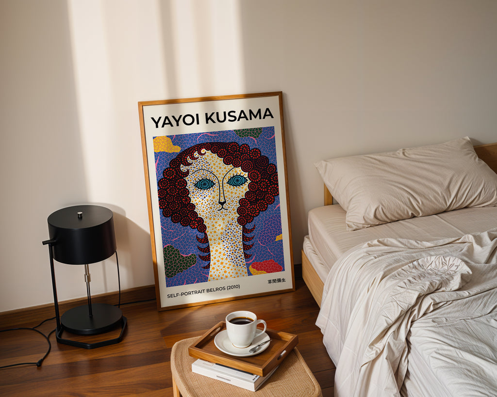 Yayoi Kusama Self Portrait Belros Poster
