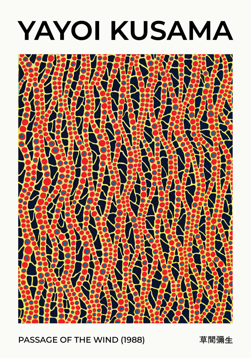 Yayoi Kusama Passage Of The Wind Poster