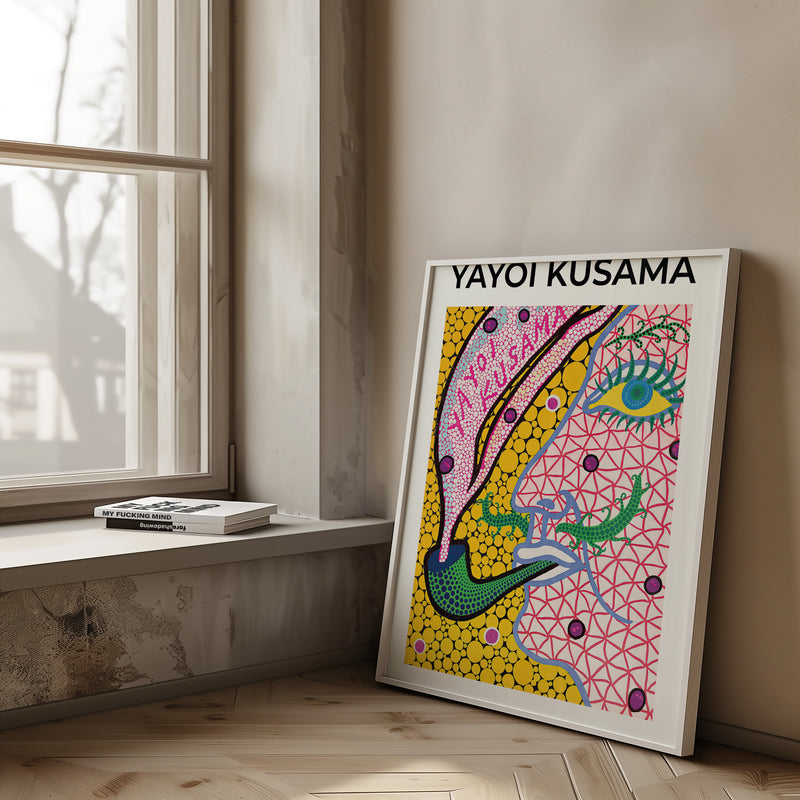 Yayoi Kusama Fantasizing in the Smoke Poster