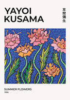 Yayoi Kusama Summer Flowers Poster