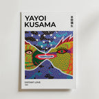 Yayoi Kusama Distant Love Poster