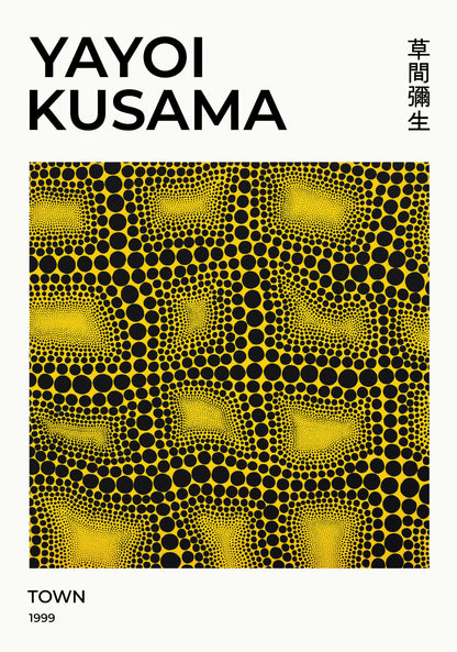 Yayoi Kusama Optical Field Poster