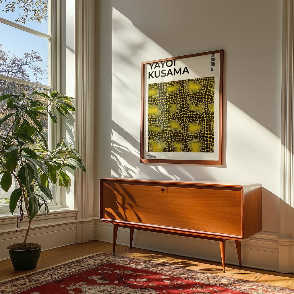 Yayoi Kusama Optical Field Poster