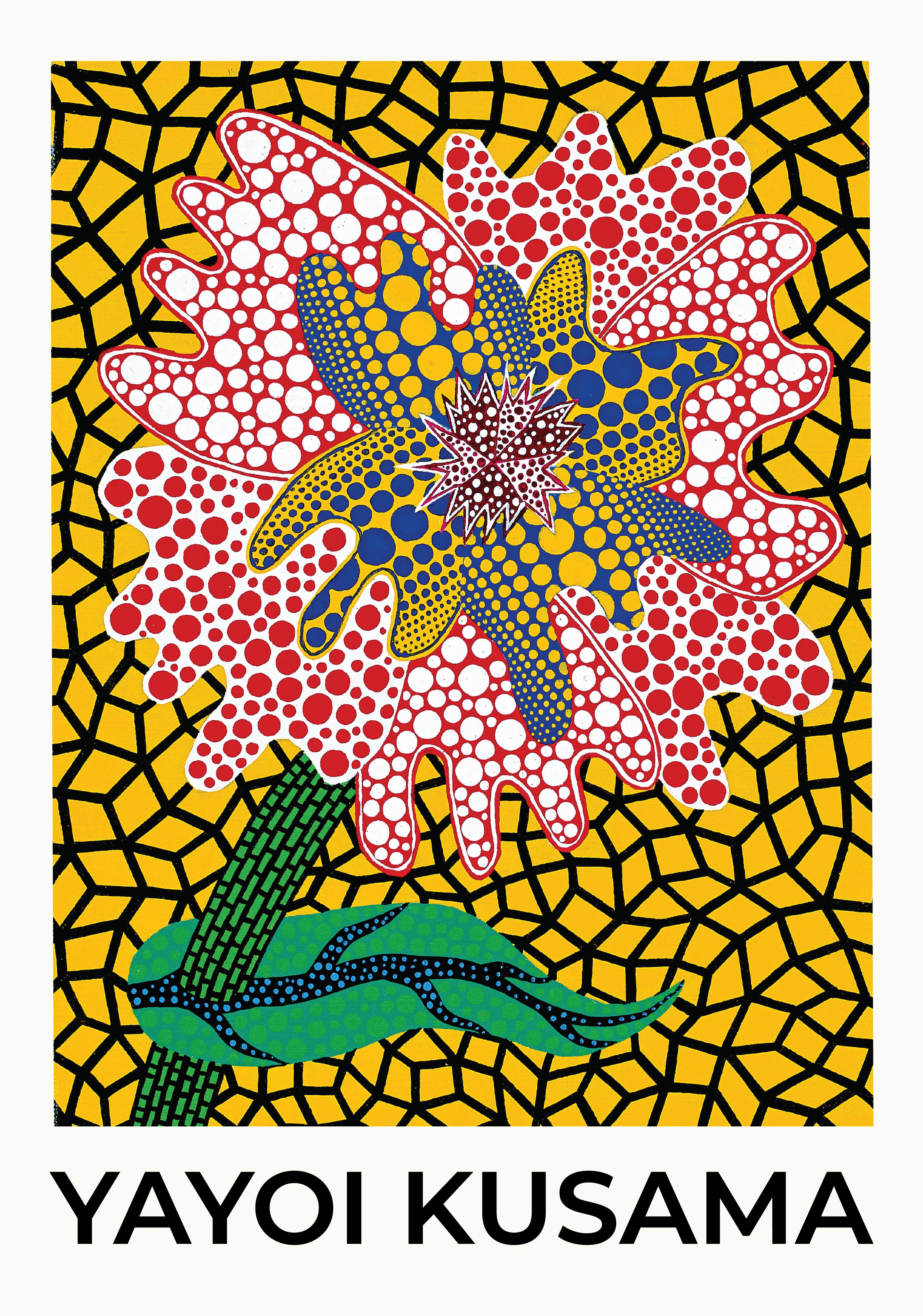 Yayoi Kusama Yellow Garden Poster