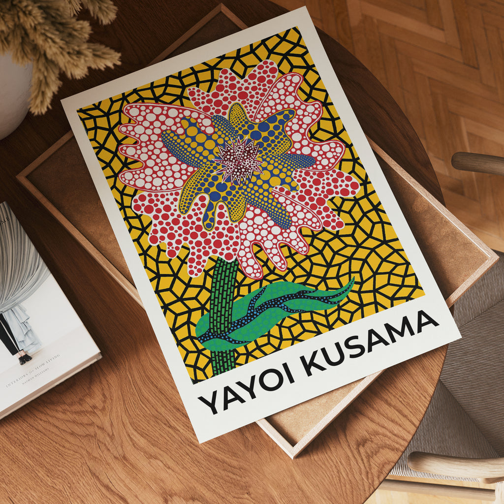 Yayoi Kusama Yellow Garden Poster