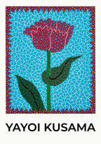 Yayoi Kusama Flower Pulse Poster