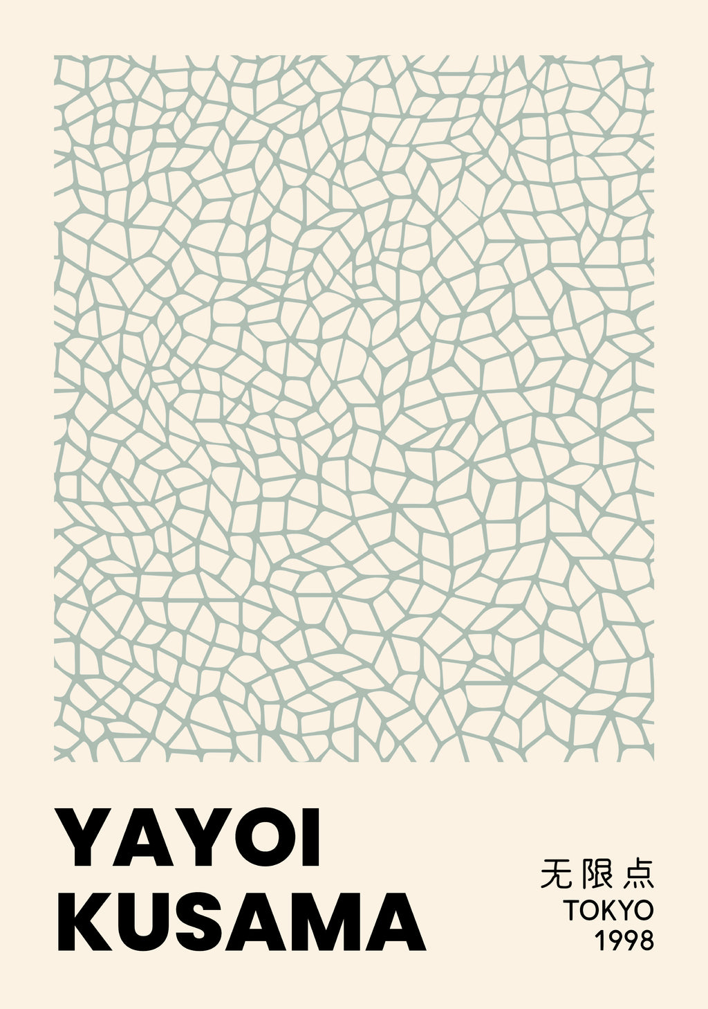 Yayoi Kusama Infinity Web Poster
