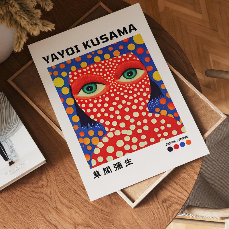 Yayoi Kusama Dots Poster