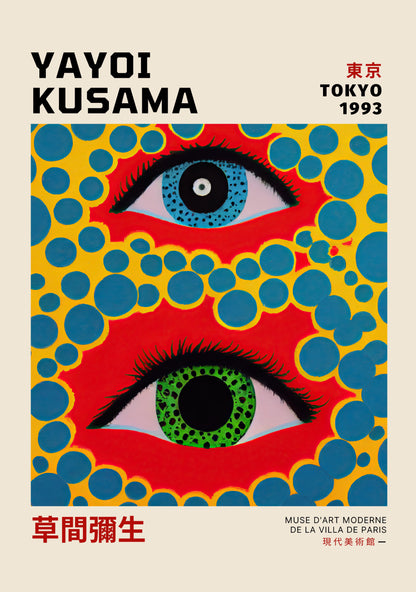 Yayoi Kusama Eye Poster
