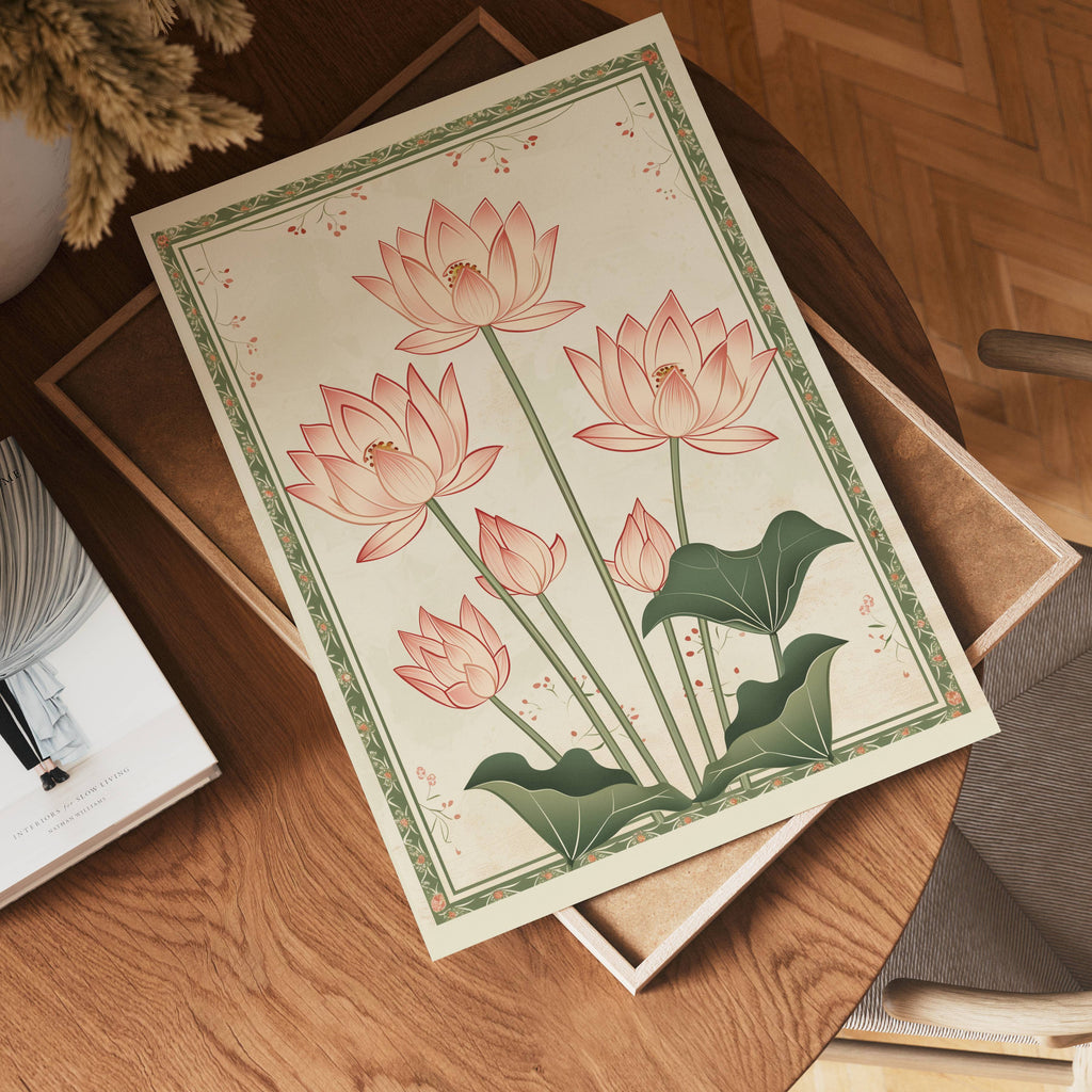 Japanese Lotus Poster