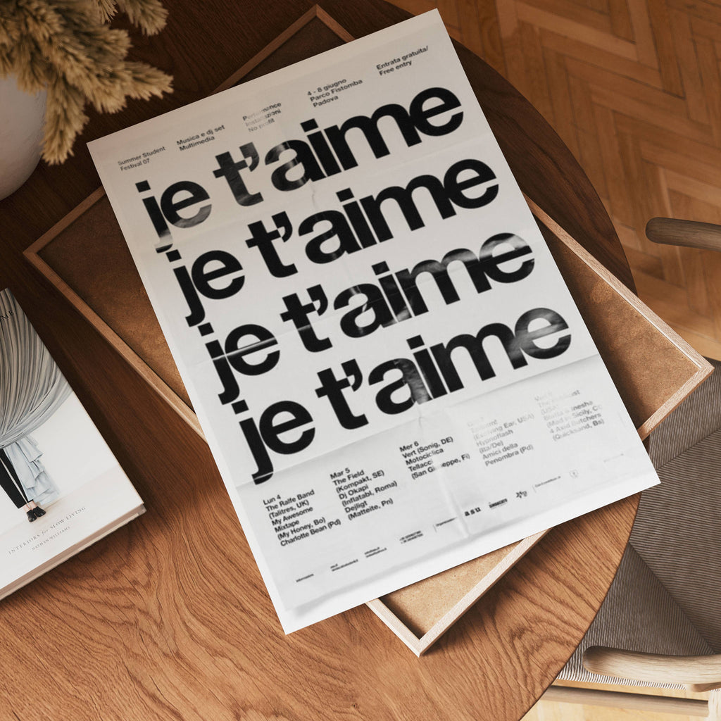 Je T’aime Poster