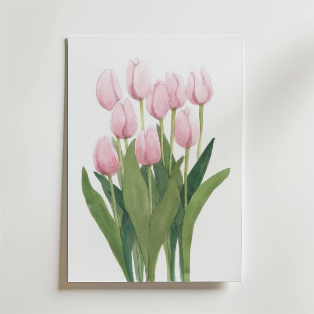 Pink Tulips Poster