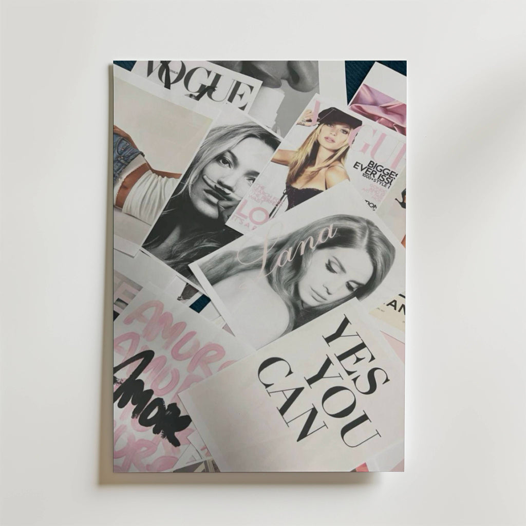 City Muse Collage Poster