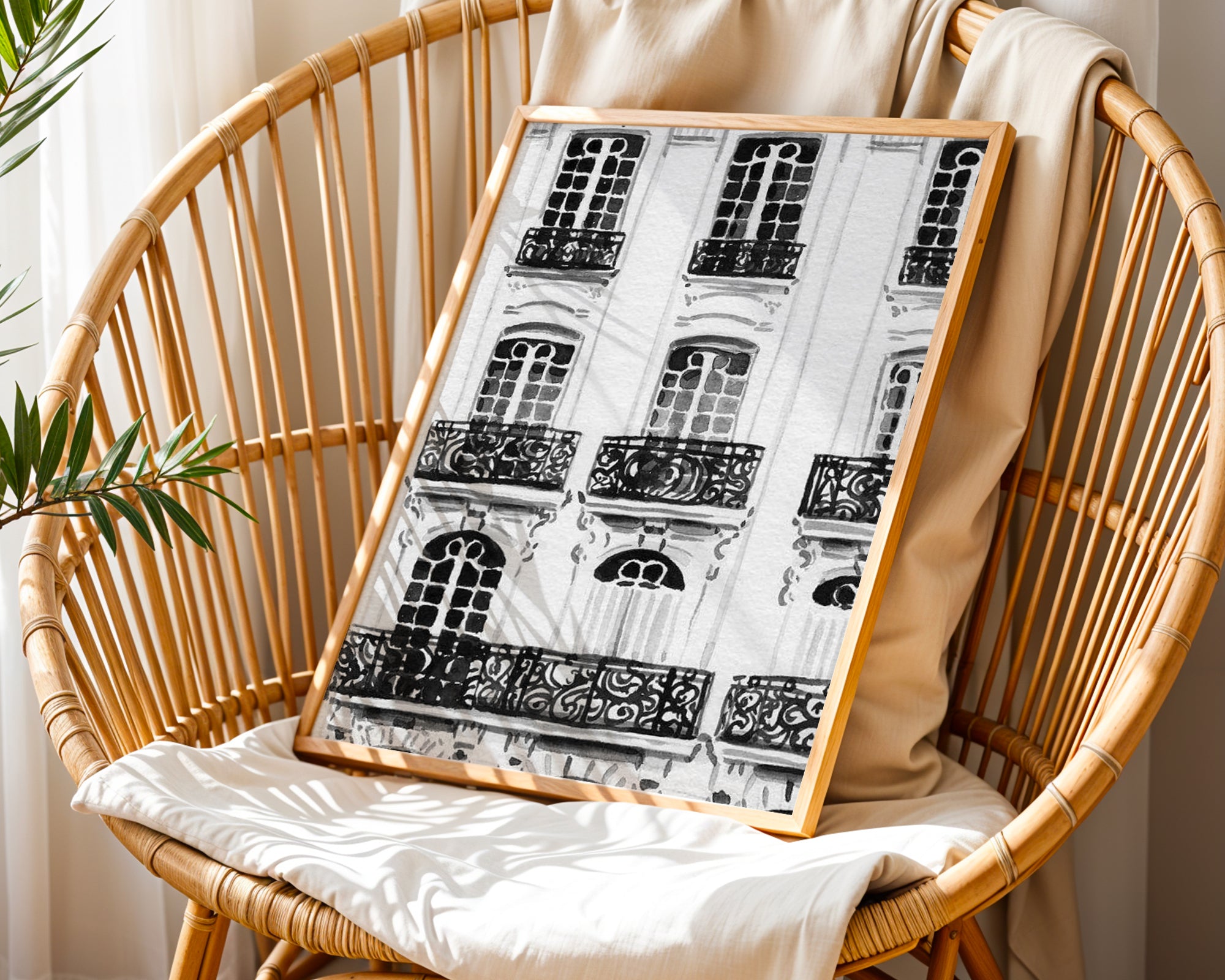 Parisian Balcony Poster