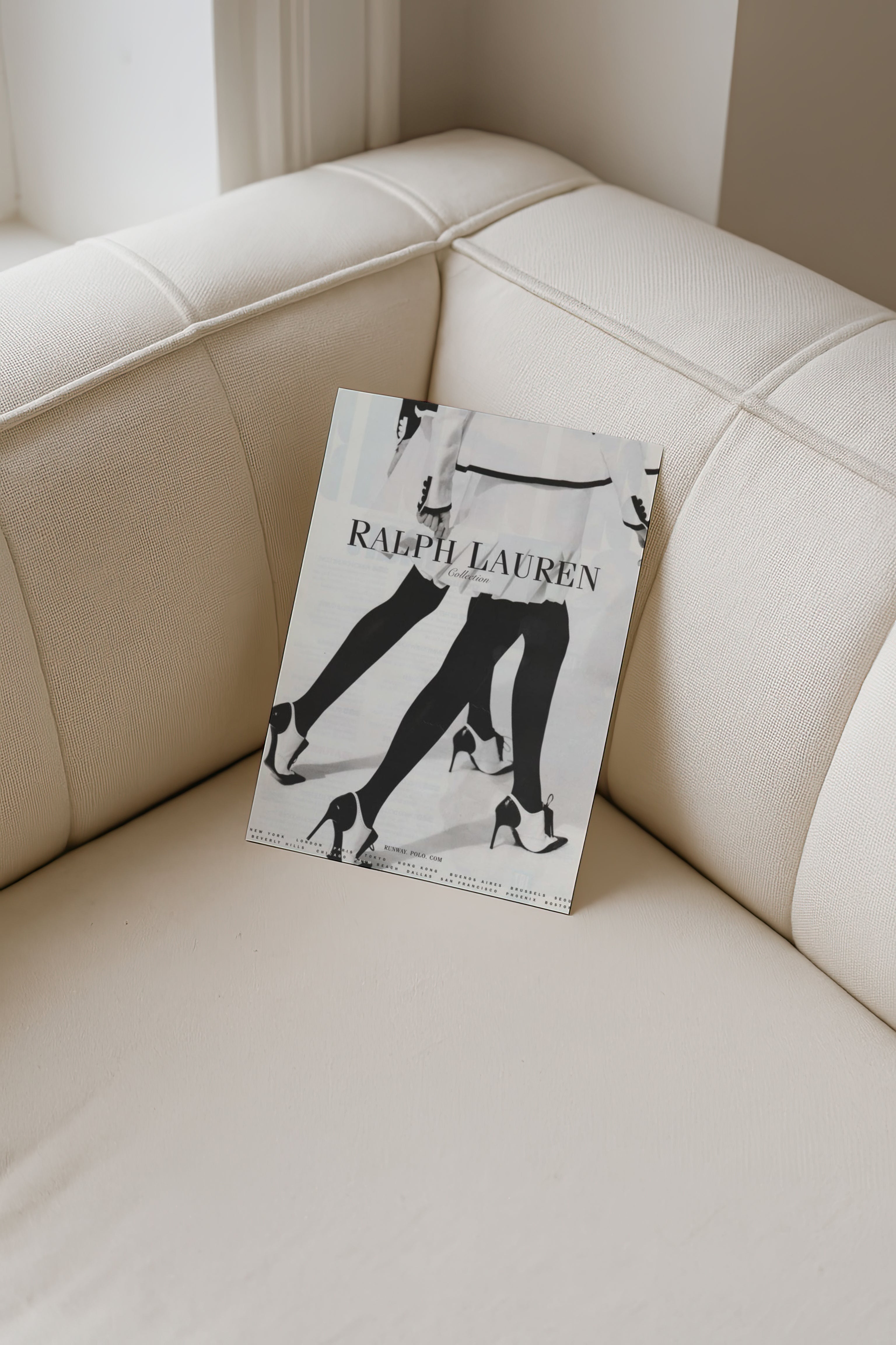 Ralph Lauren Runway Elegance Poster