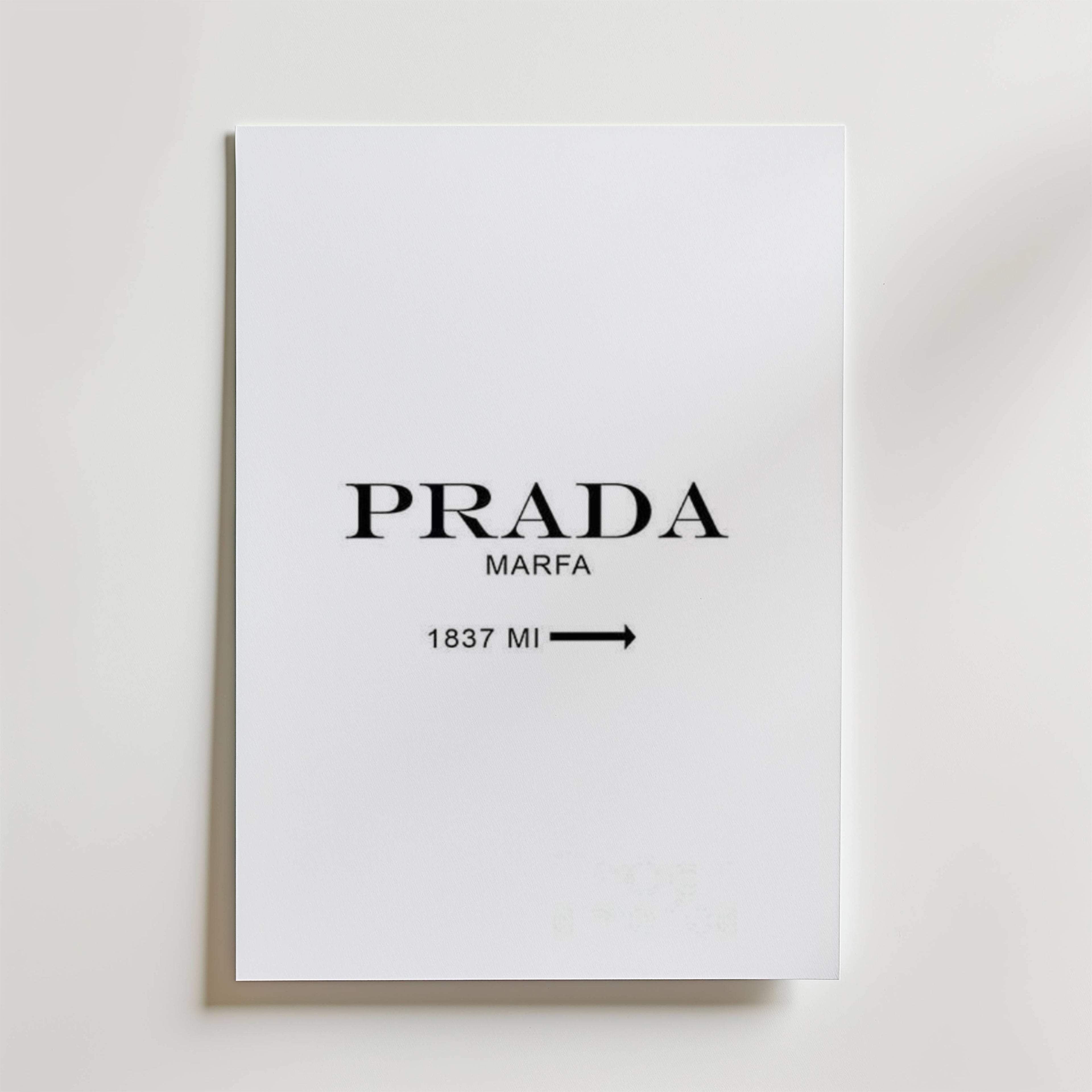 Prada Marfa Poster