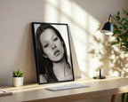 Kate Moss Portrait Poster