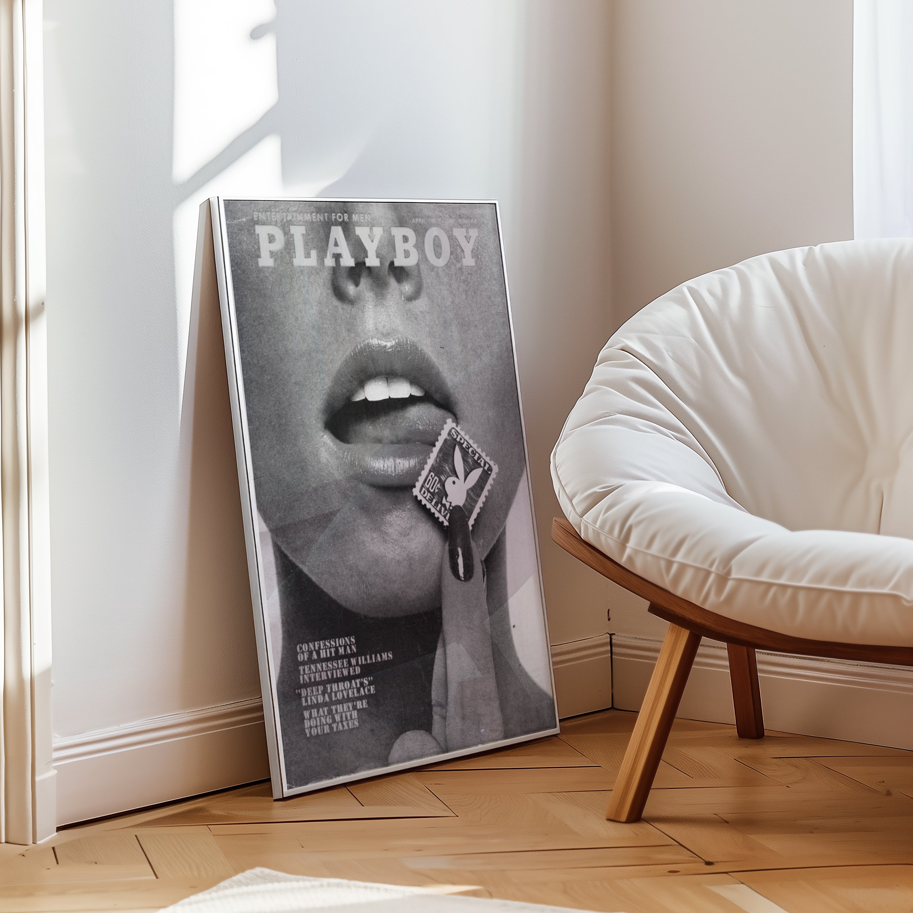Playboy Lips Poster