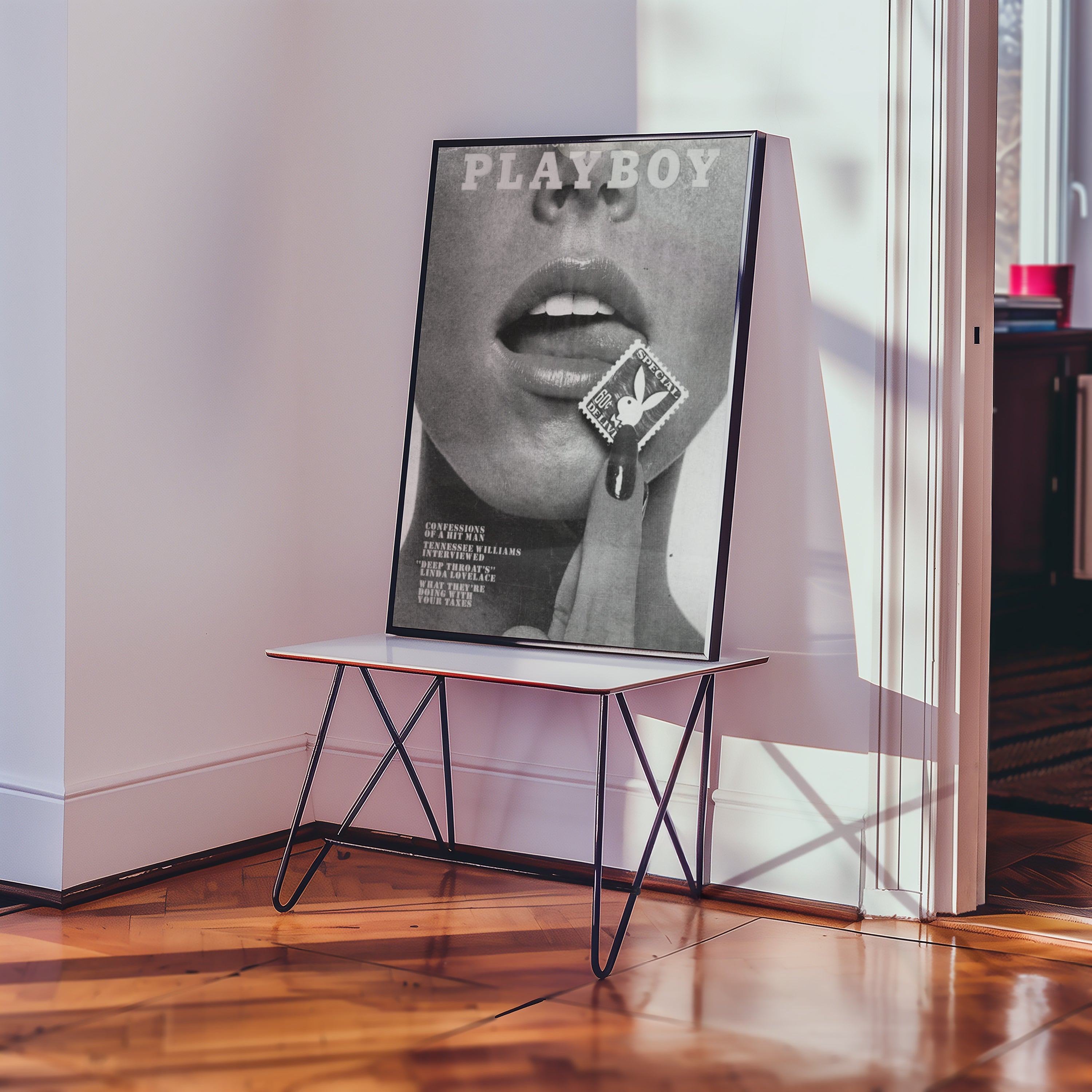 Playboy Lips Poster