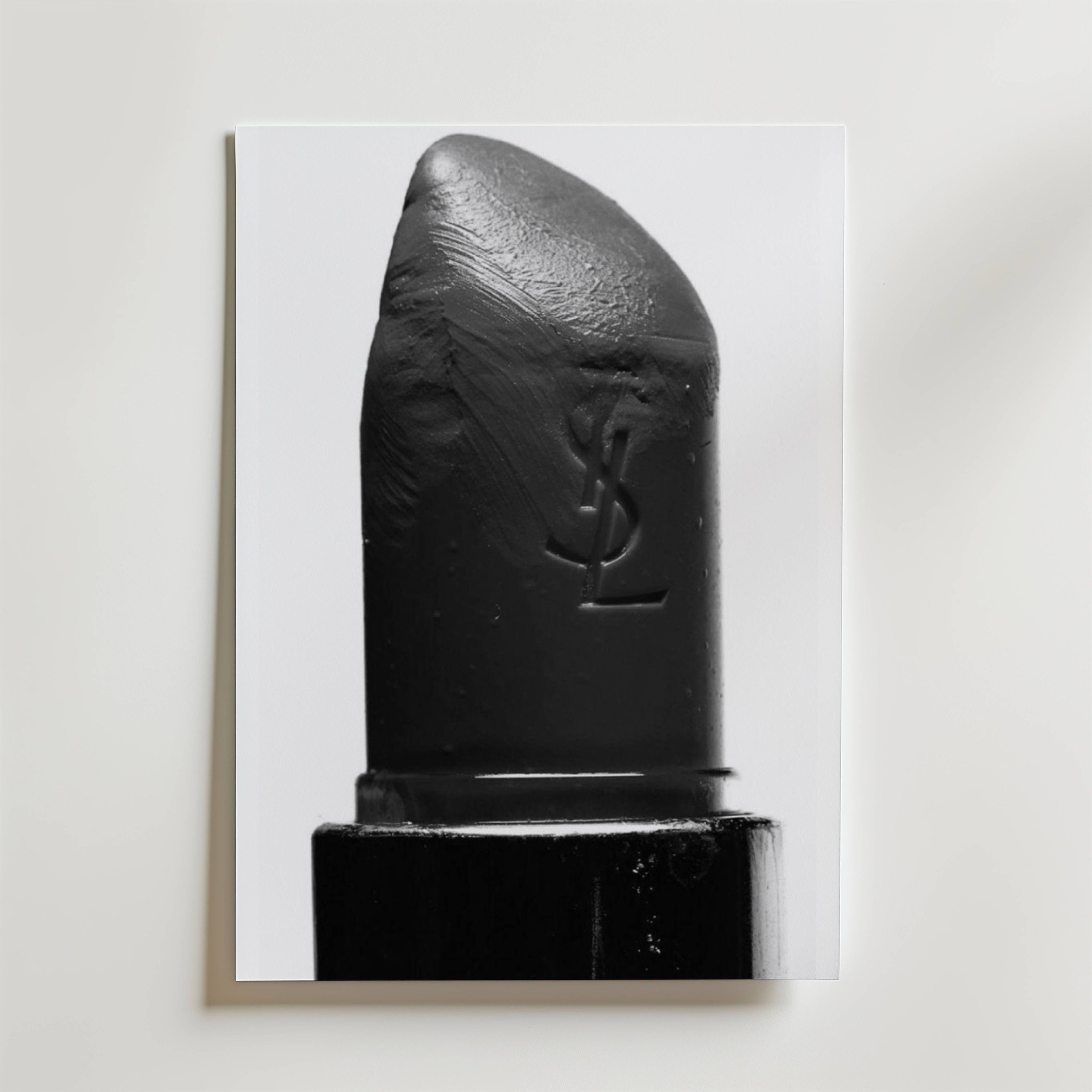Black Lipstick YSL Poster