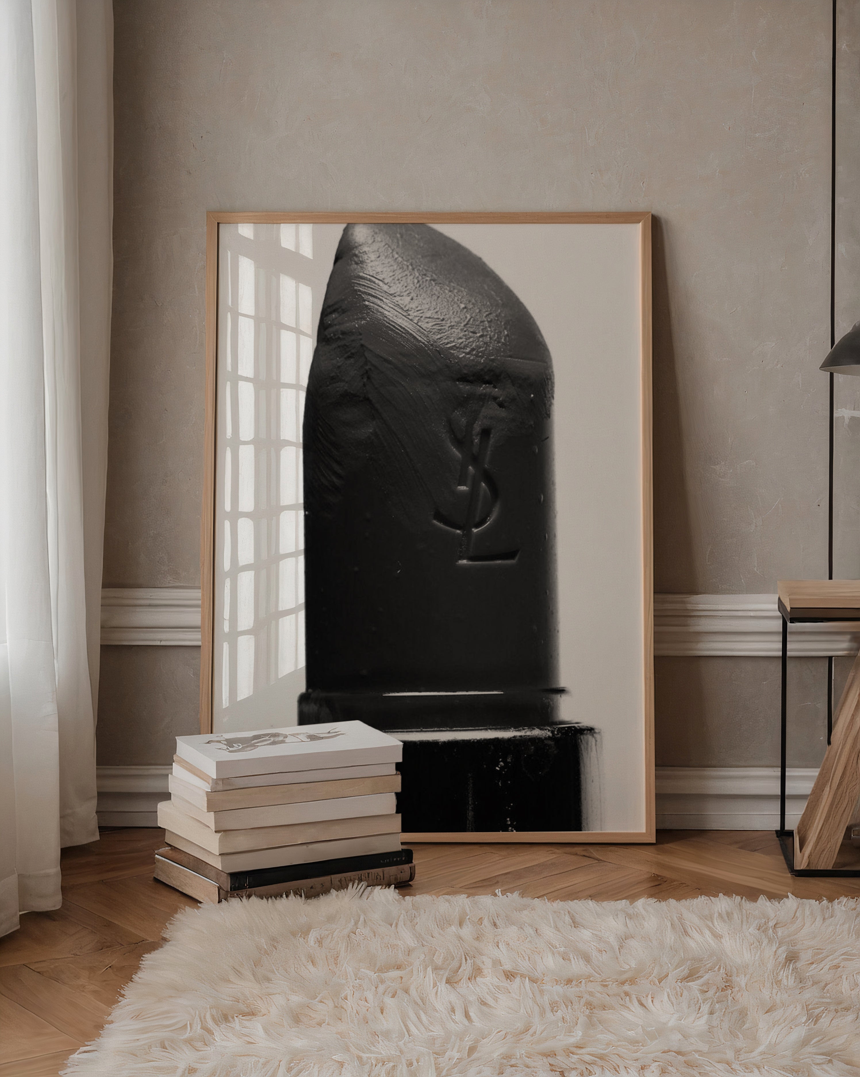 Black Lipstick YSL Poster