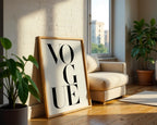 Vogue Letters Poster