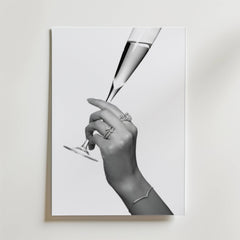 Champagne Elegance Poster