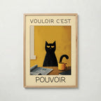 Morning Authority Cat Poster