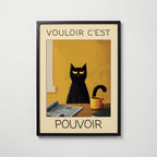 Morning Authority Cat Poster