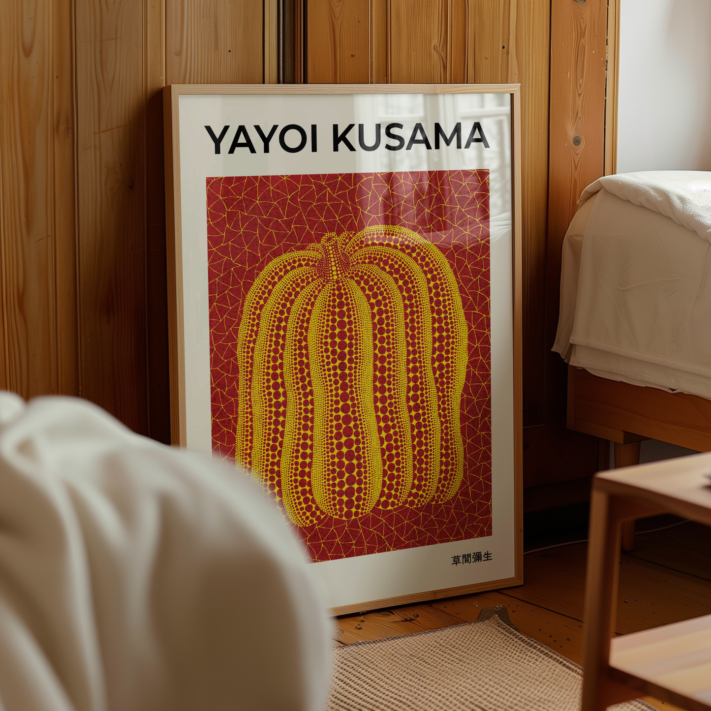 Yayoi Kusama Pumpkin 1990 Poster