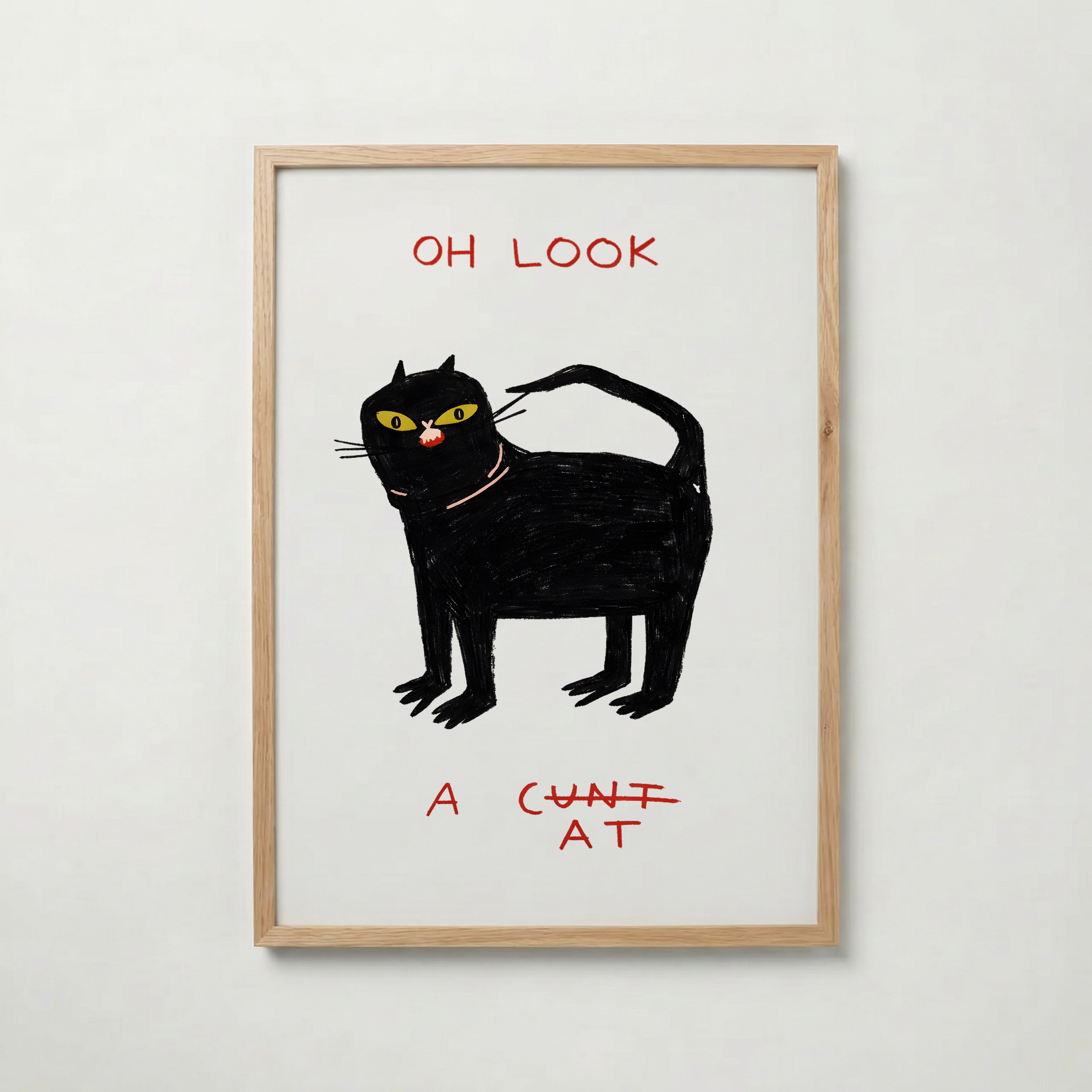 Oh Look Cat Poster