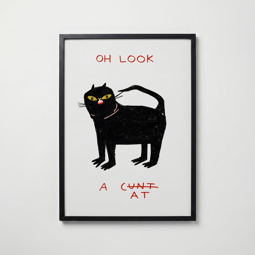 Oh Look Cat Poster
