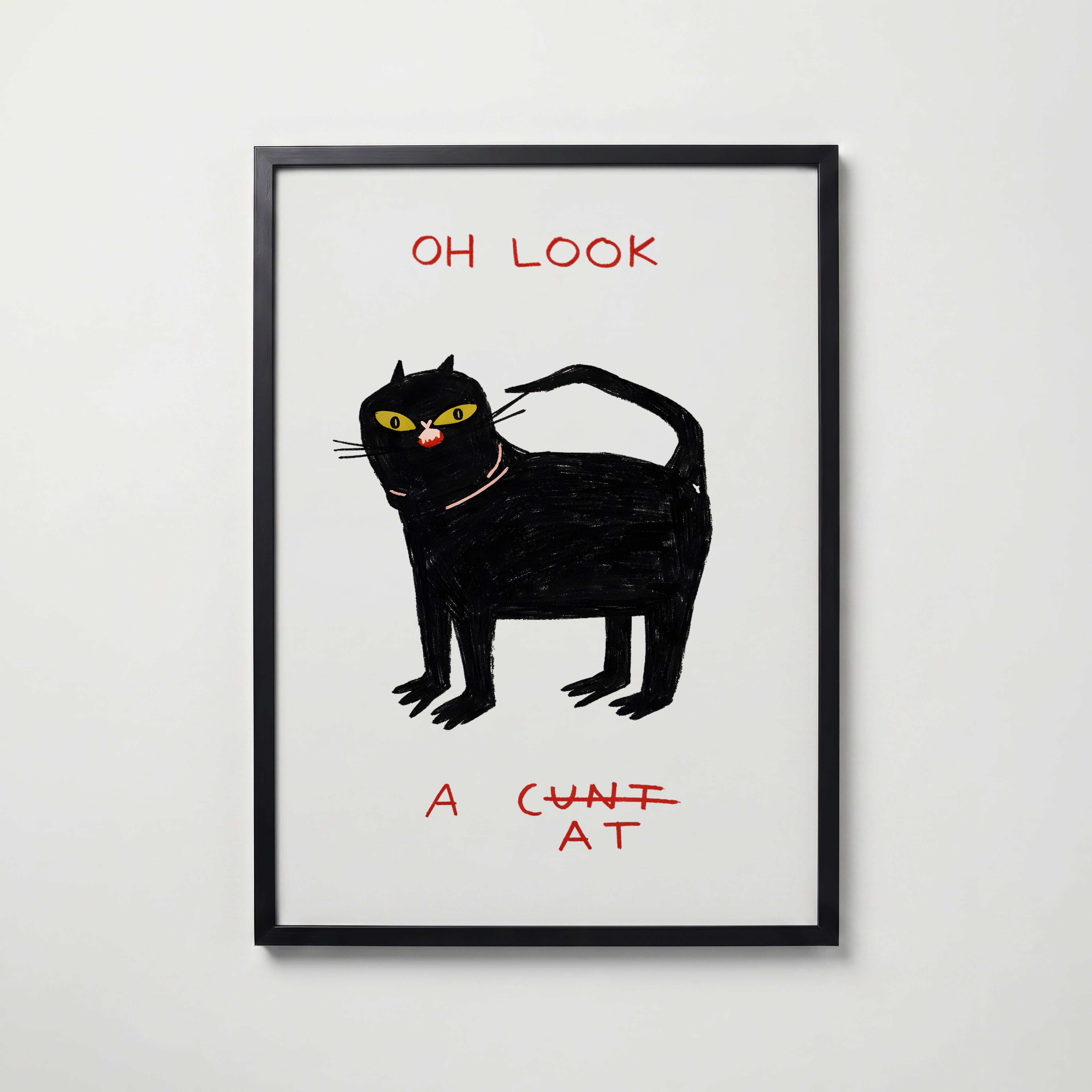 Oh Look Cat Poster