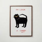Oh Look Cat Poster