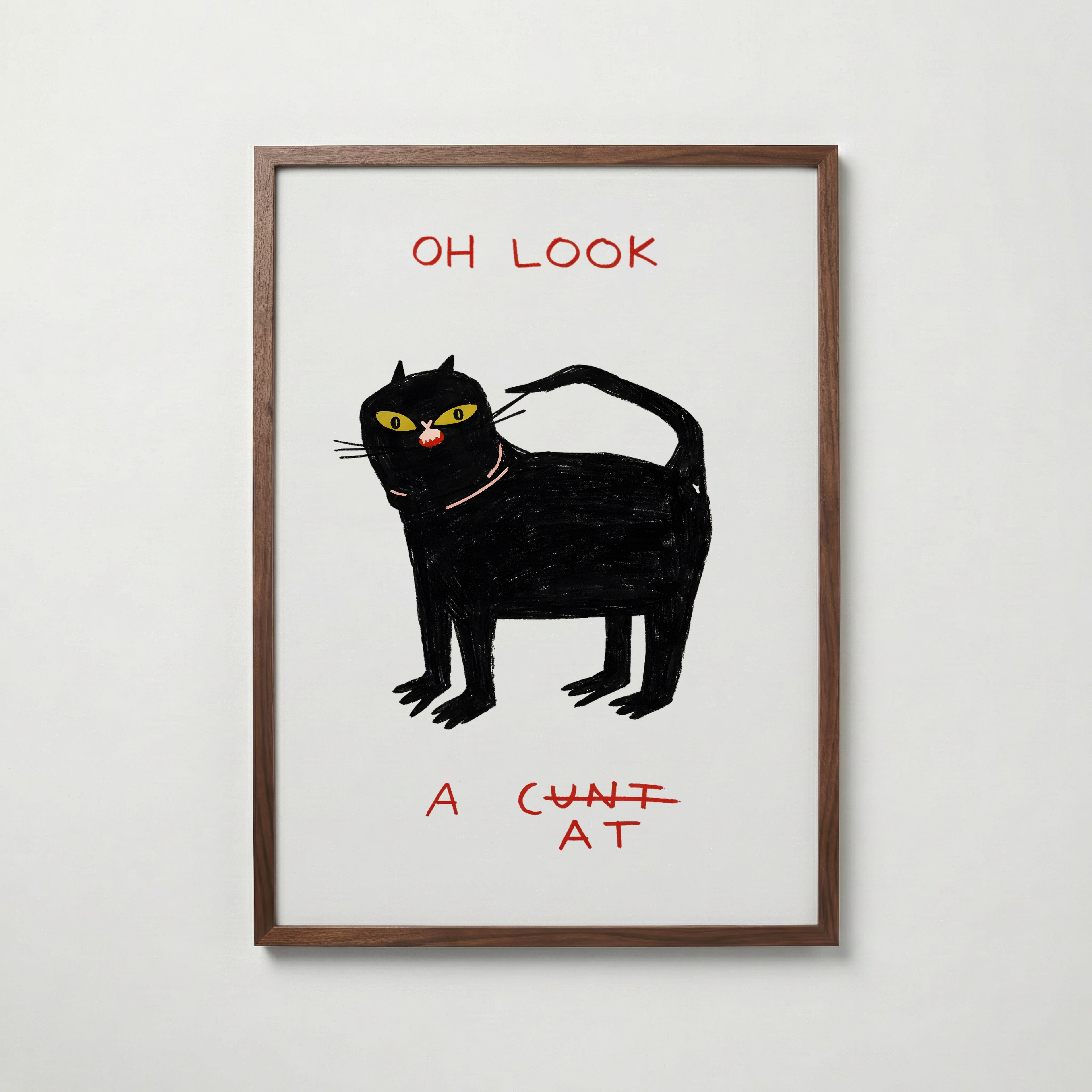 Oh Look Cat Poster
